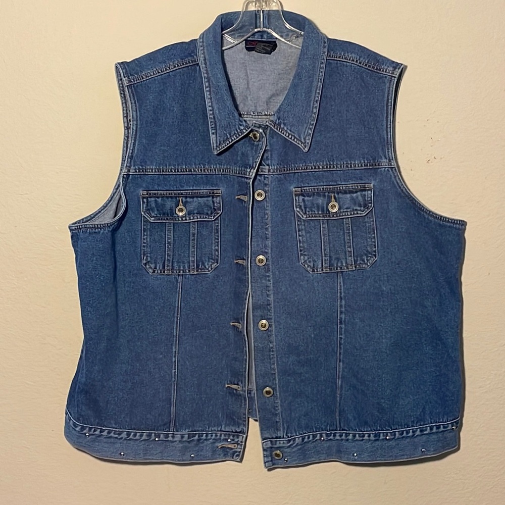 CST blues, vintage denim vest.
